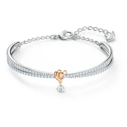  - BRACELET JONC LIFELONG HEART BLANC 