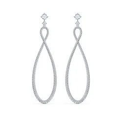  - Créoles Swarovski Infinity 