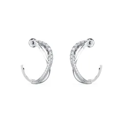  - Créoles Twist Blanc 