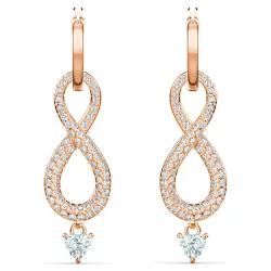  - Boucles d'oreilles percées infinity