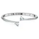 SWAROVSKI - BRACELET JONC ATTRACT SOUL HEART BLANC - 1